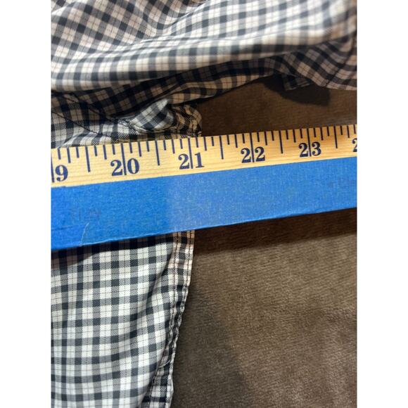 Mountain Khakis Mens M‎ Black Check Short Sleeve Shirt Hiking Outdoors - Picture 5 of 6